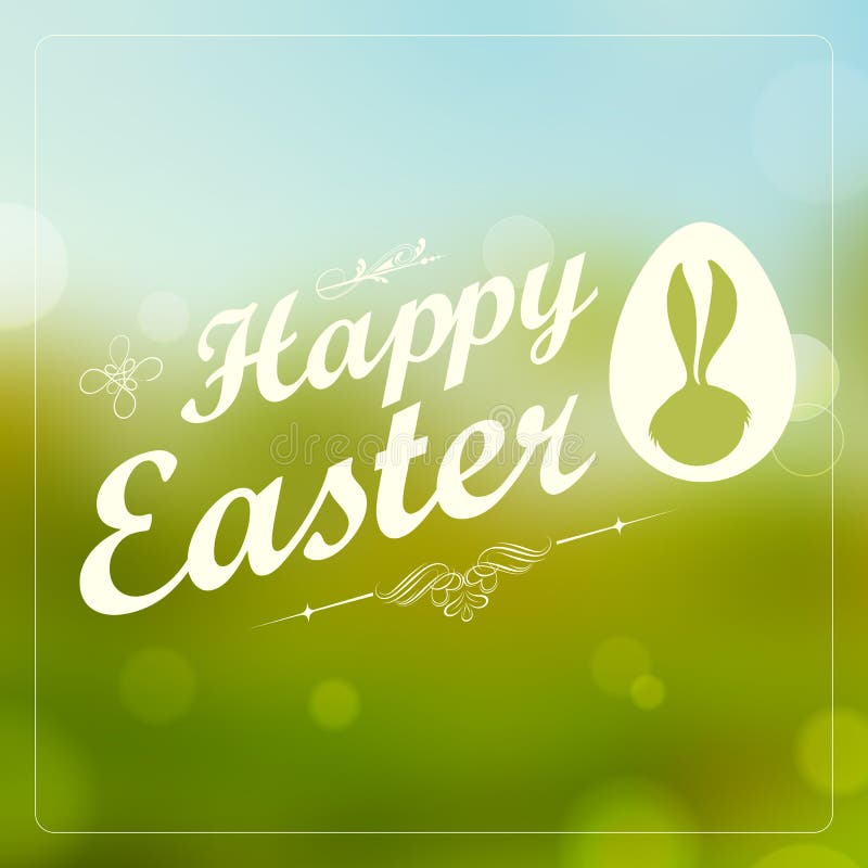 Feliz Páscoa ilustração do vetor