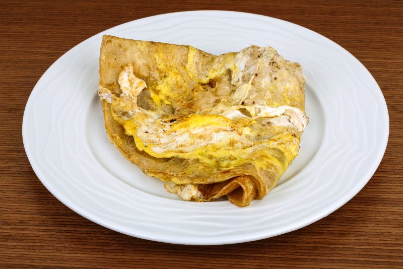Pão de Lavash roasted com ovo fotos de stock