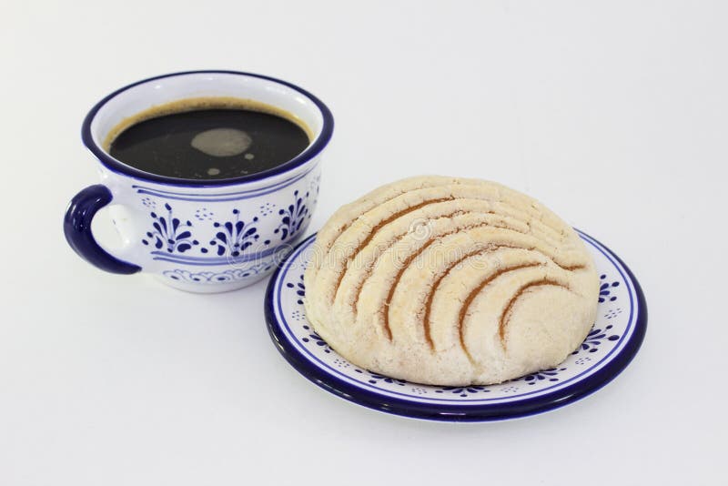 Pão e café mexicanos tradicionais