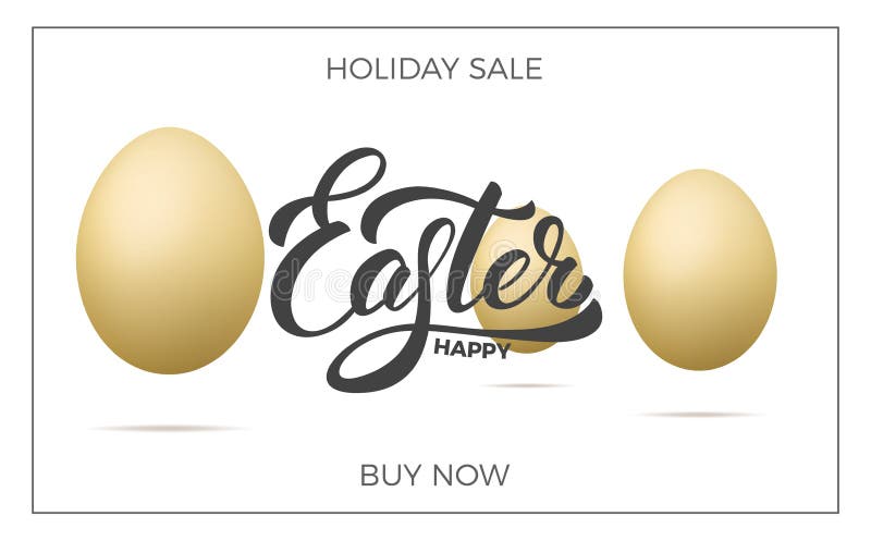 Påsk Sale banerbakgrund med realistiska ägg och lycklig påskbokstäver Mall för påskförsäljningsdesign vektor illustrationer Påsk Sale banerbakgrund med realistiska ägg och lycklig påskbokstäver Mall för påskförsäljningsdesign vektor illustrationer