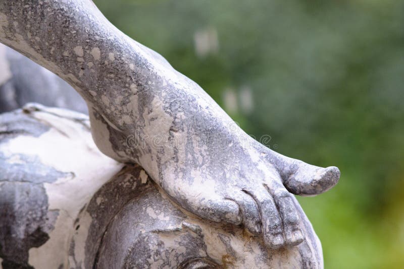 Pé 'sexy' de uma estátua em Roma imagem de stock Pé 'sexy' de uma estátua em Roma imagem de stock