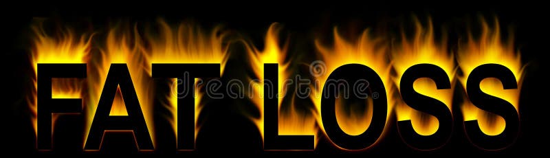 Fat loss word with abstract fire background. Fat loss word with abstract fire background