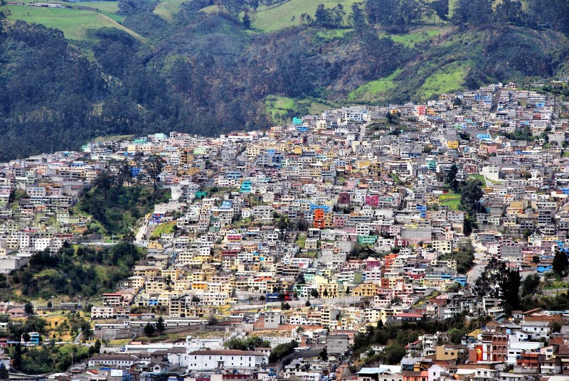 Périphéries de Quito, Equateur photo stock Périphéries de Quito, Equateur photo stock