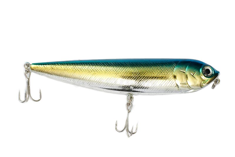 Fishing lure isolated on a white background. Fishing lure isolated on a white background.