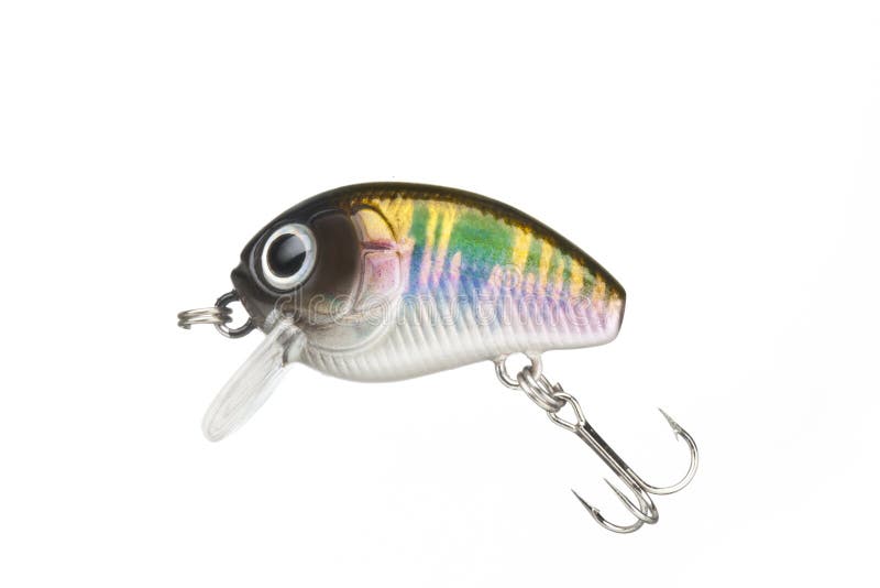 Fishing lure with a sharp three hook. Fishing lure with a sharp three hook