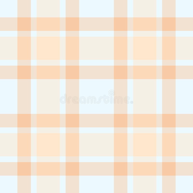 Pêche douce et motif plaid bleu pâle. Parfait pour les arrière-plans textiles ou conceptions de sites Web. Cette texture subtile e illustration de vecteur