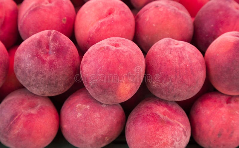 Download Pêches organiques photo stock. Image du nourriture, manipulation - 76075564