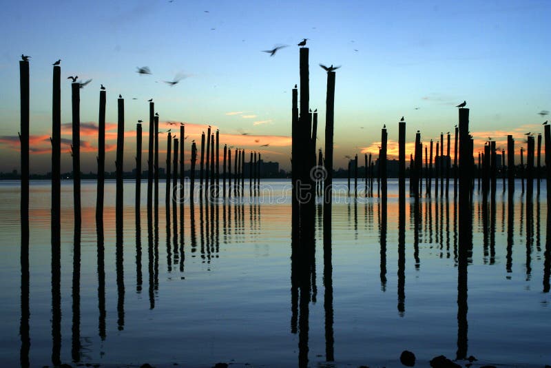 After the annual boat show, docking poles are left for a month or two. I just had to wait for a windless weather forecast and finally got my break. After the annual boat show, docking poles are left for a month or two. I just had to wait for a windless weather forecast and finally got my break.