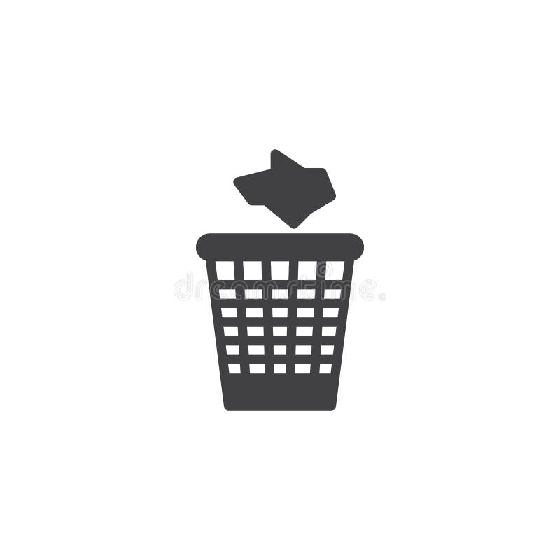 Păstrați pictograma vectorială clară stock illustration