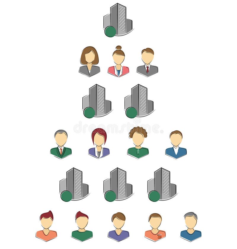 Płaskie ikony persons i budynki dla infographic odosobnionego ilustracja wektor Płaskie ikony persons i budynki dla infographic odosobnionego ilustracja wektor