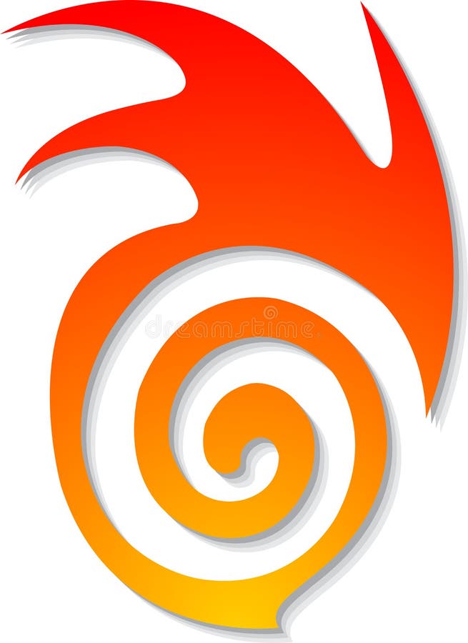 płomienia wymarzony logo ilustracja wektor płomienia wymarzony logo ilustracja wektor