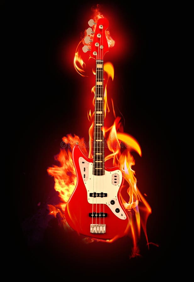Płomienna gitara