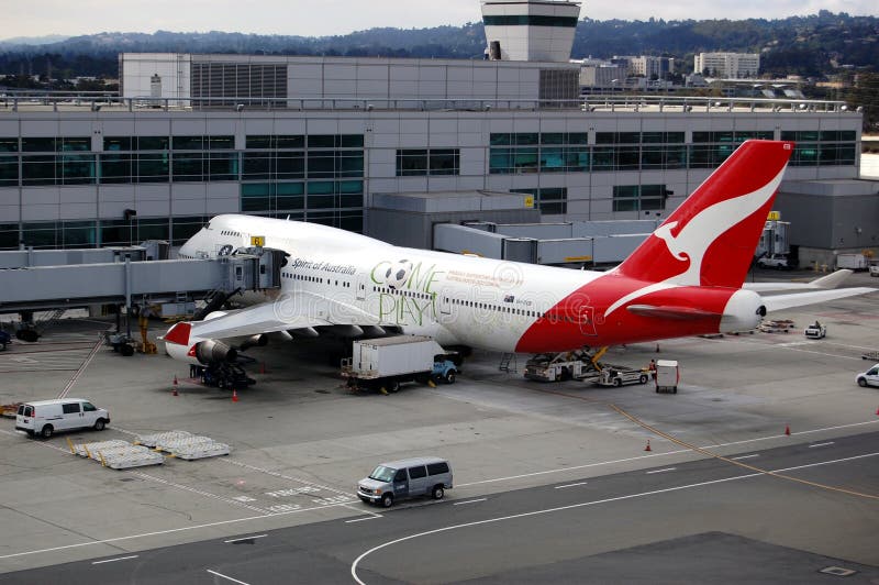 qantas авиакомпаний стоковая фотография rf qantas авиакомпаний стоковая фотография rf