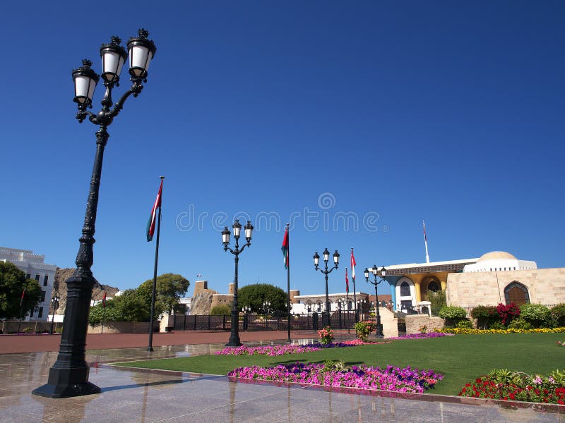 Qasr Al Alam, Muscat, Oman arkivbilder Qasr Al Alam, Muscat, Oman arkivbilder