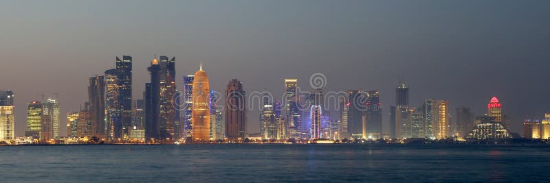 Qatar dauhańskiej fotografia stock