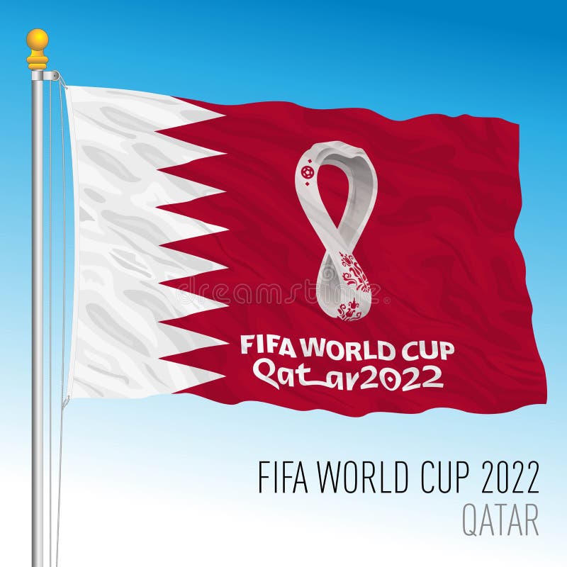 Official logo fifa world cup qatar 2022 mondial Vector Image