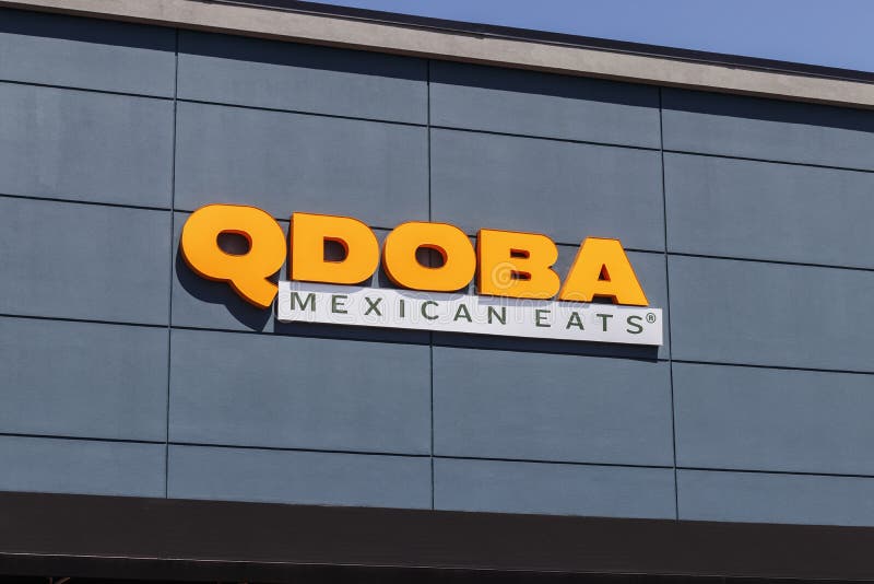 Qdoba Mexican Grill Exterior and Logo. Editorial Photography - Image of