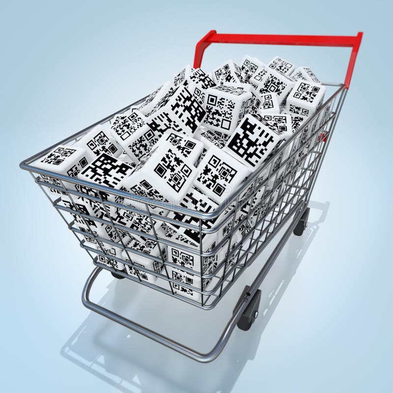 QR code stock illustration