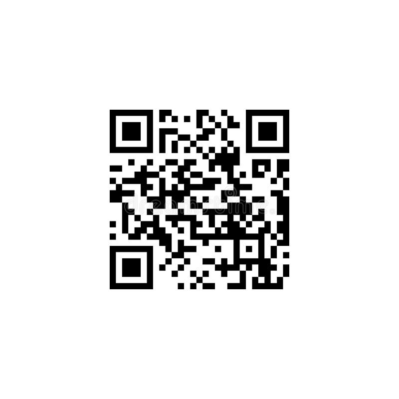 QR Code icon. Vector illustration, flat design vector illustration