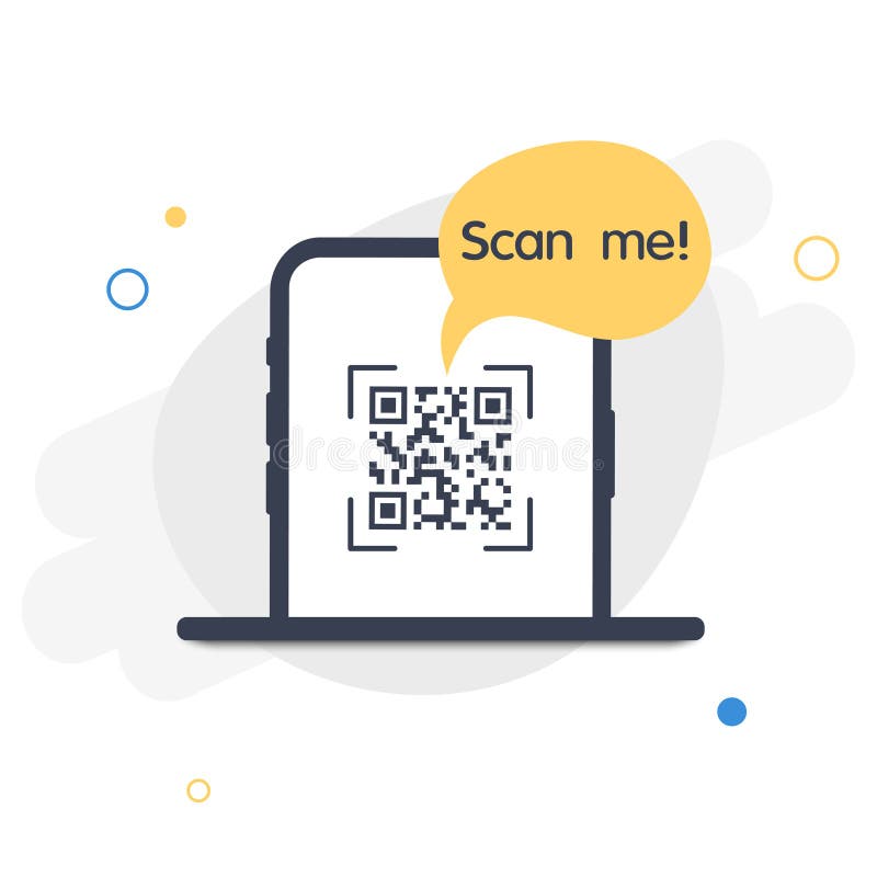 Phone Scanning Qr Code Cartoon Stock Illustrations – 329 Phone Scanning