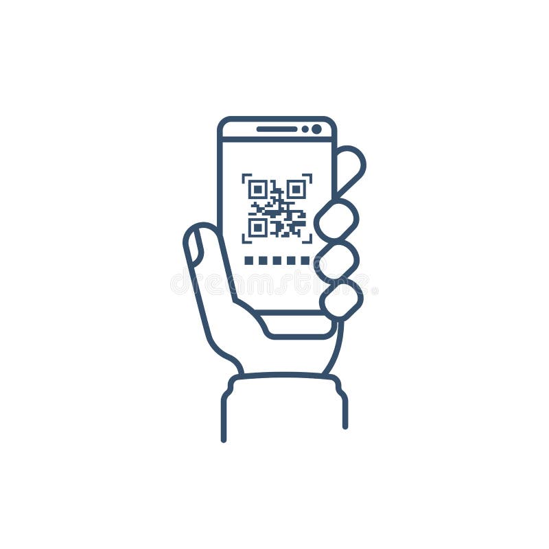 pics How To Scan Artwork With Phone qrcode barcode scan stock vector