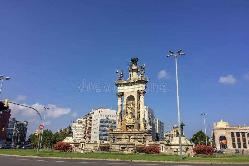 Quadrado da Espanha imagens de stock Quadrado da Espanha imagens de stock
