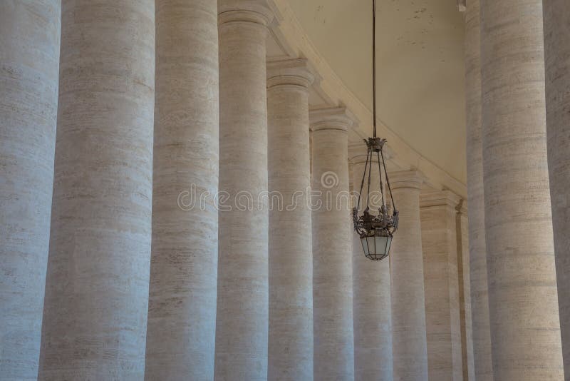 Quadrado do ` s de St Peter em Cidade Estado do Vaticano imagem de stock Quadrado do ` s de St Peter em Cidade Estado do Vaticano imagem de stock