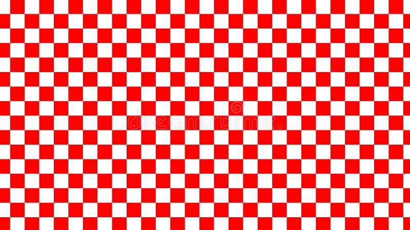 Quadrados De Fundo Do Tabuleiro De Xadrez Vermelho E Branco Abstrato Em Um  Padrão De Tabuleiro De Xadrez Multidimensional Ilustraç Ilustração Stock -  Ilustração de xadrez, quadrados: 242799468
