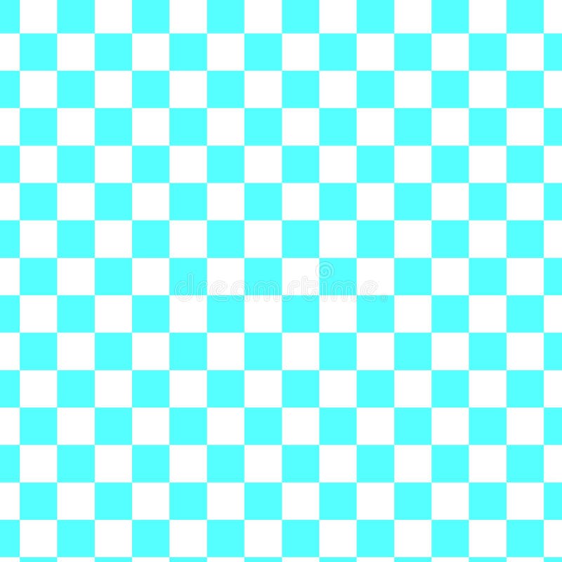 Tabuleiro de xadrez com padrão sem costura de xadrez azul branco
