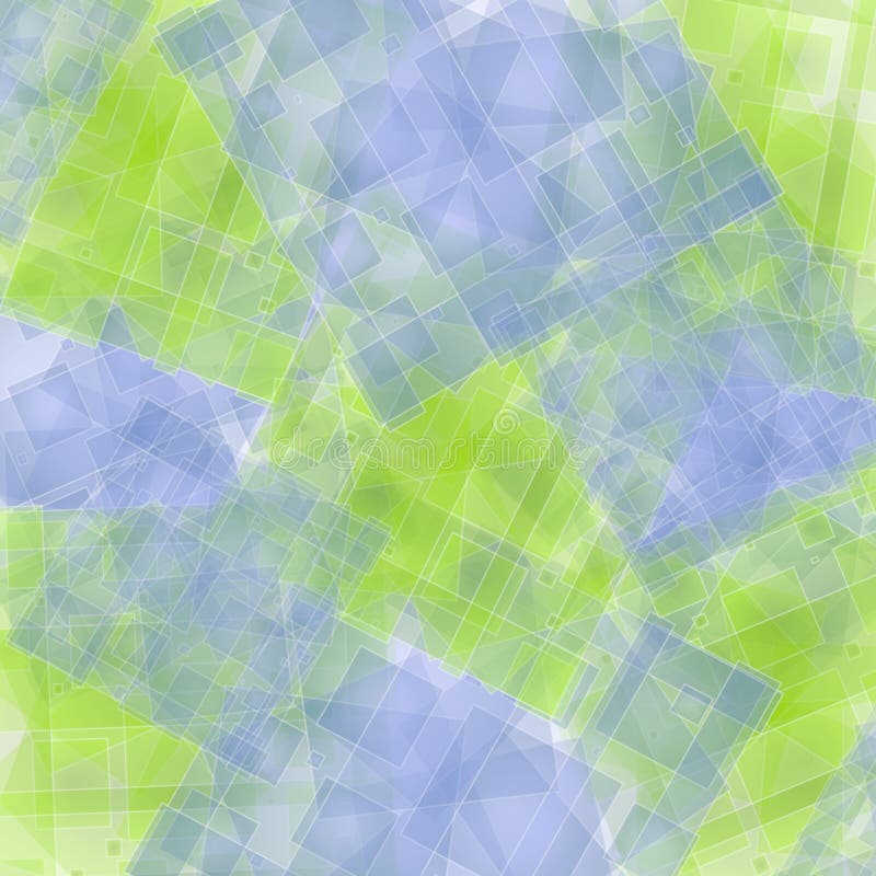 Quadrati opachi di verde blu