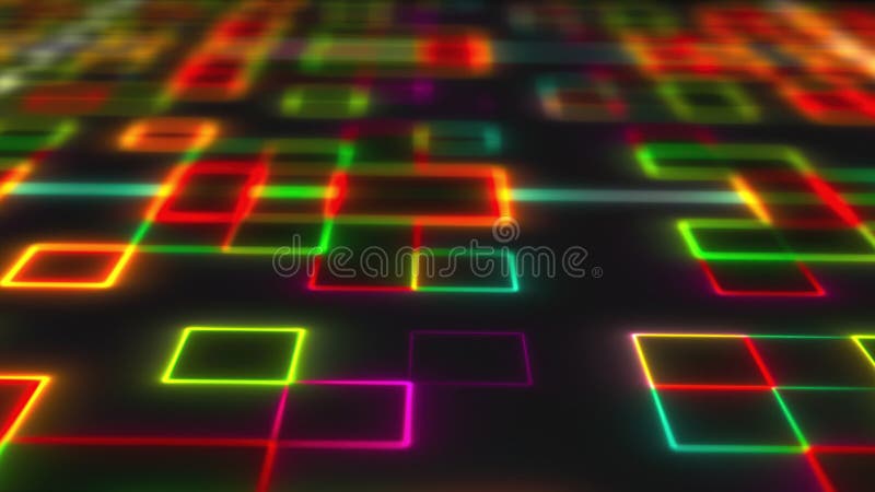 Quadratini forma linee astratte royalty illustrazione gratis