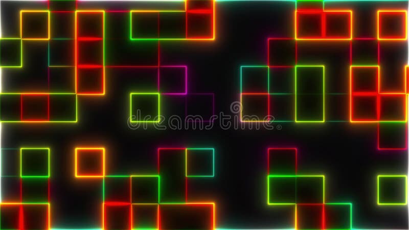 Quadratini forma linee astratte royalty illustrazione gratis