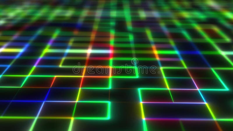 Quadratini forma linee astratte illustrazione vettoriale