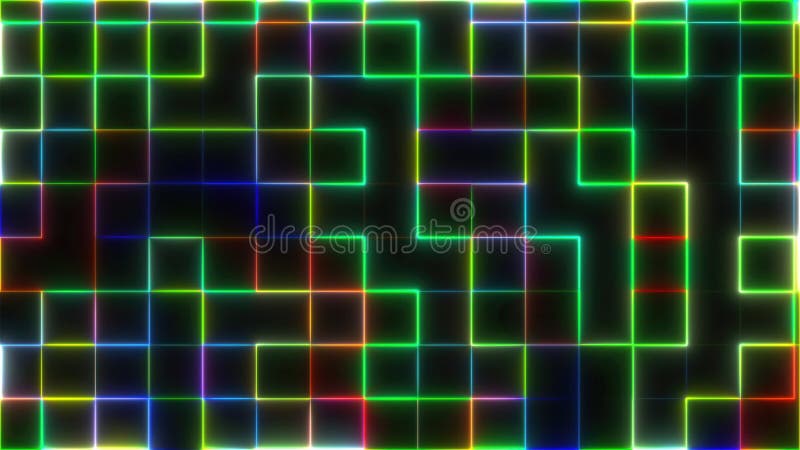 Quadratini forma linee astratte royalty illustrazione gratis