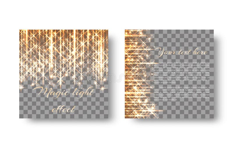 Quadratischer Hintergrund mit goldenem Licht lizenzfreie abbildung Quadratischer Hintergrund mit goldenem Licht lizenzfreie abbildung