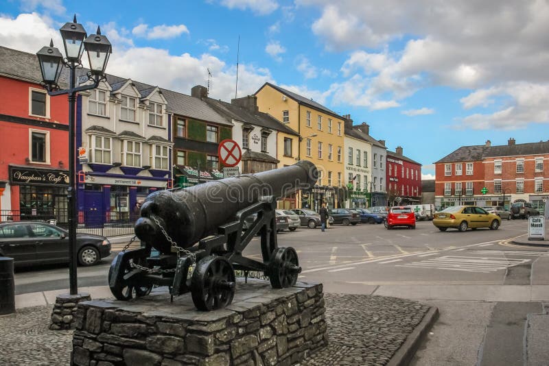 Quadrato ad ovest Macroom l'irlanda fotografia stock libera da diritti Quadrato ad ovest Macroom l'irlanda fotografia stock libera da diritti