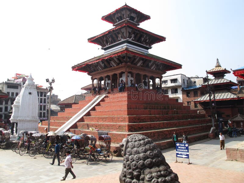 Quadrato di Durbar a Kathmandu Nepal immagine stock Quadrato di Durbar a Kathmandu Nepal immagine stock