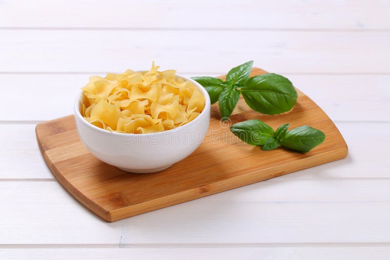 Quadretti Square Shaped Pasta Stock Image Image of basil