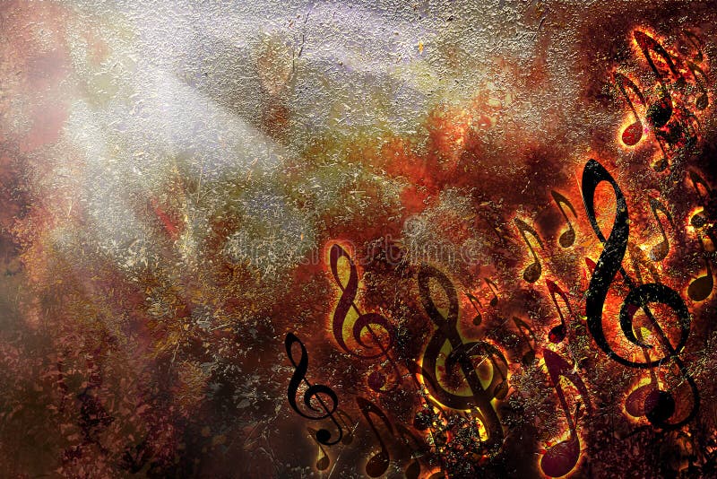 Quadro ardente do fundo da textura do fogo abstrato da música do grunge da folha ilustração royalty free Quadro ardente do fundo da textura do fogo abstrato da música do grunge da folha ilustração royalty free