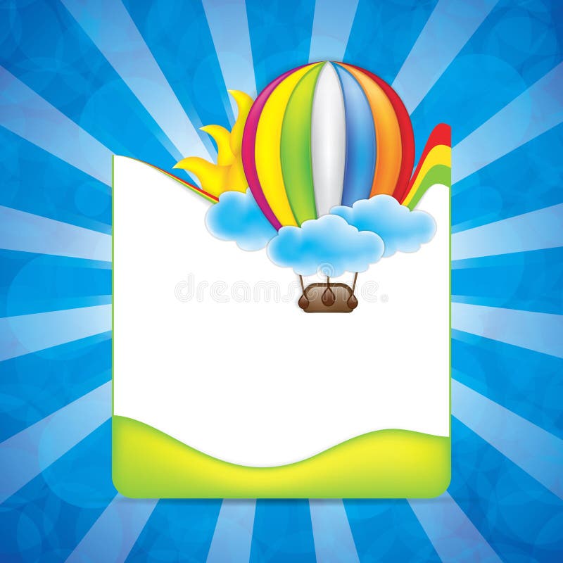 Quadro da mola ilustração stock