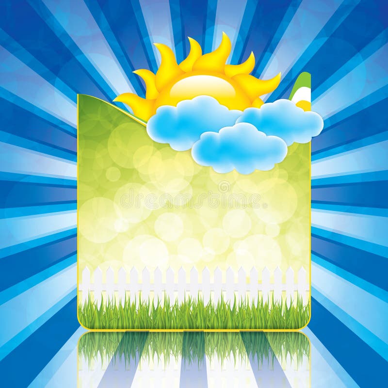 Armação de mola ilustração do vetor