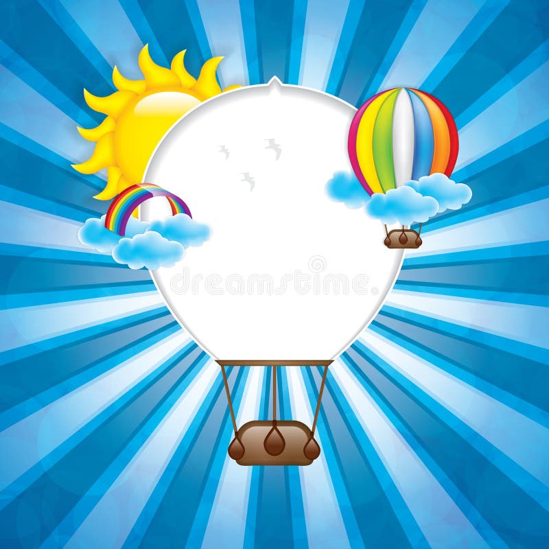 Quadro da mola ilustração royalty free