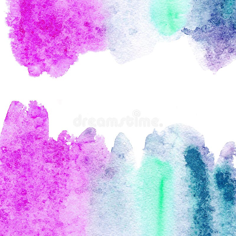 Quadro de espalhamento do rosa e do inclinação aquoso azul ilustração royalty free Quadro de espalhamento do rosa e do inclinação aquoso azul ilustração royalty free