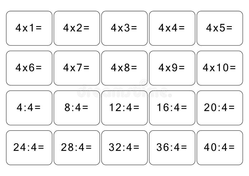 Quadros Educativos Matemática Números Escolar