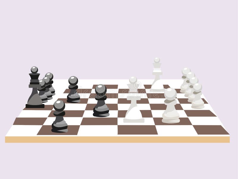 Quadro decorativo desenho jogo tabuleiro de xadrez bege