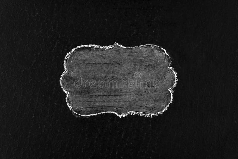 Hand drawing chalk frame filled with white on blackboard as design resource, copy paste available. Hand drawing chalk frame filled with white on blackboard as design resource, copy paste available