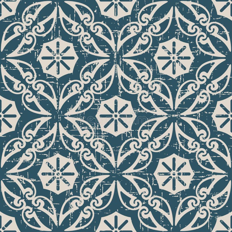 Quadro sem emenda antigo gastado vi da cruz da espiral da curva do fundo ilustração royalty free Quadro sem emenda antigo gastado vi da cruz da espiral da curva do fundo ilustração royalty free