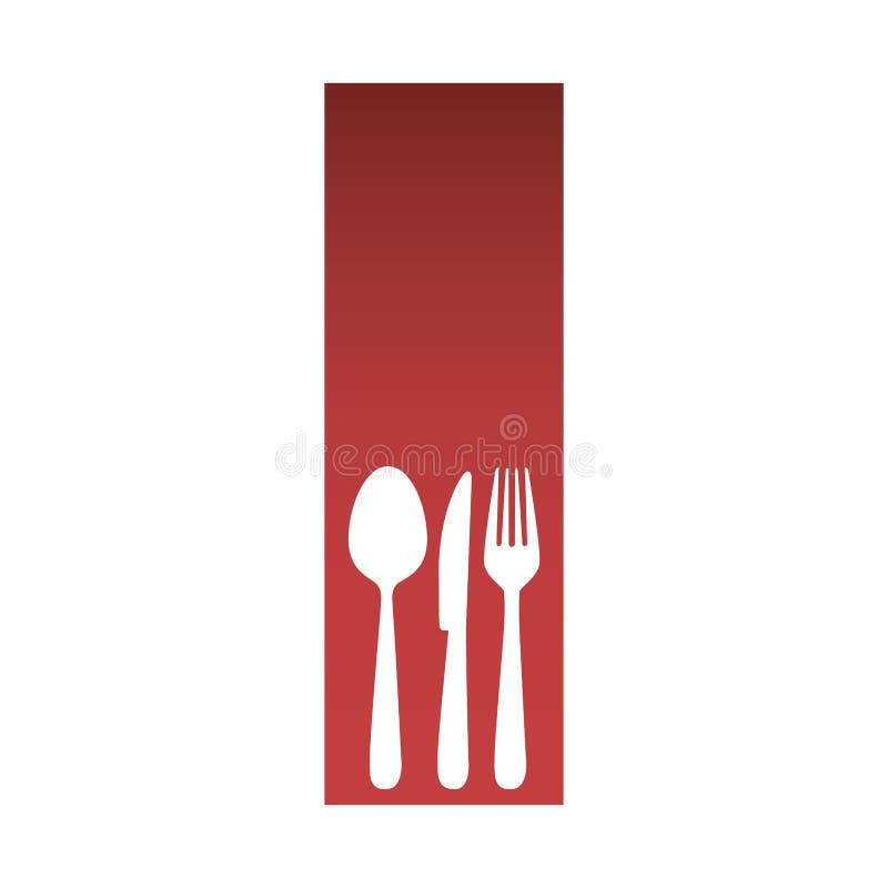 quadro vermelho da bandeira do retângulo com elementos da cozinha da cutelaria das silhuetas ilustração do vetor quadro vermelho da bandeira do retângulo com elementos da cozinha da cutelaria das silhuetas ilustração do vetor