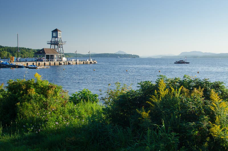 Quai at Magog, Quebec