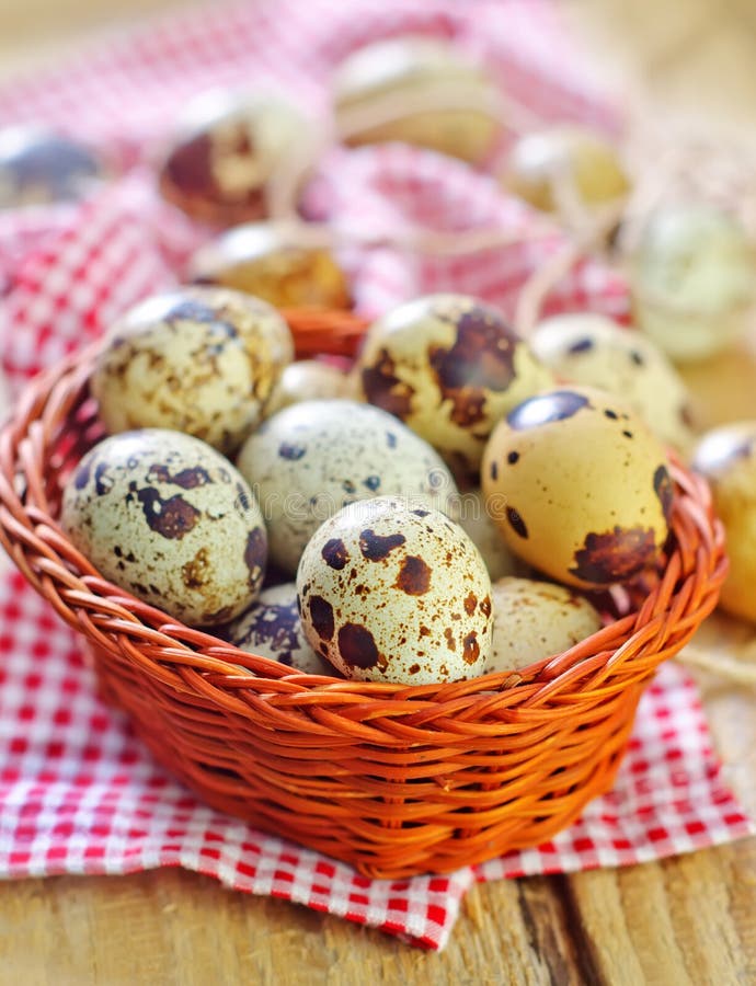 Quail eggs stock photo. Image of nature, choline, basket 38697194